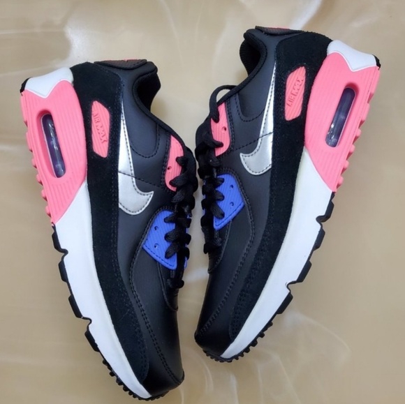 Nike Shoes - Nike Air Max 90 LTR Pink Blue Black Sunset Pulse
